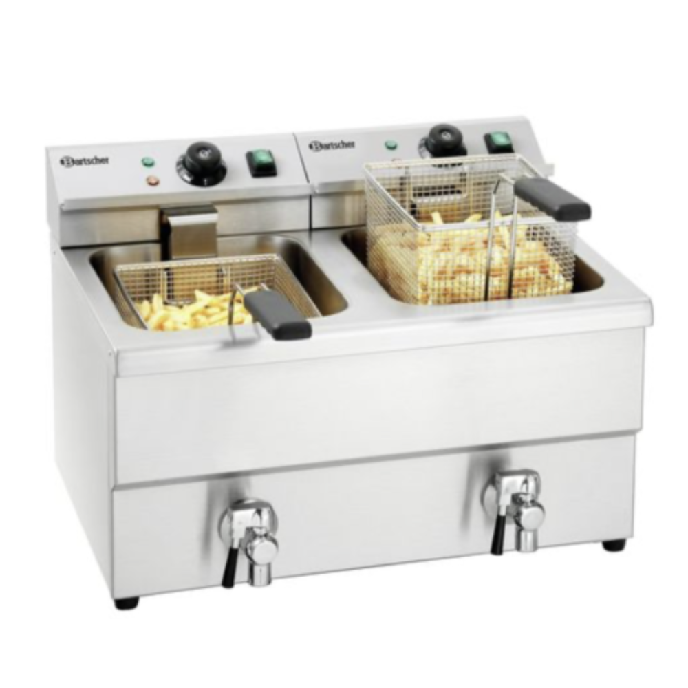 Fritteuse 8+8 Liter, 230V