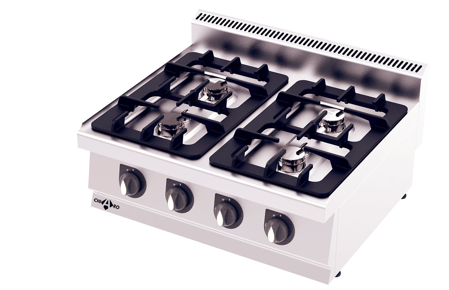 Gasherd mit 4 Kochstellen als Tischgerät