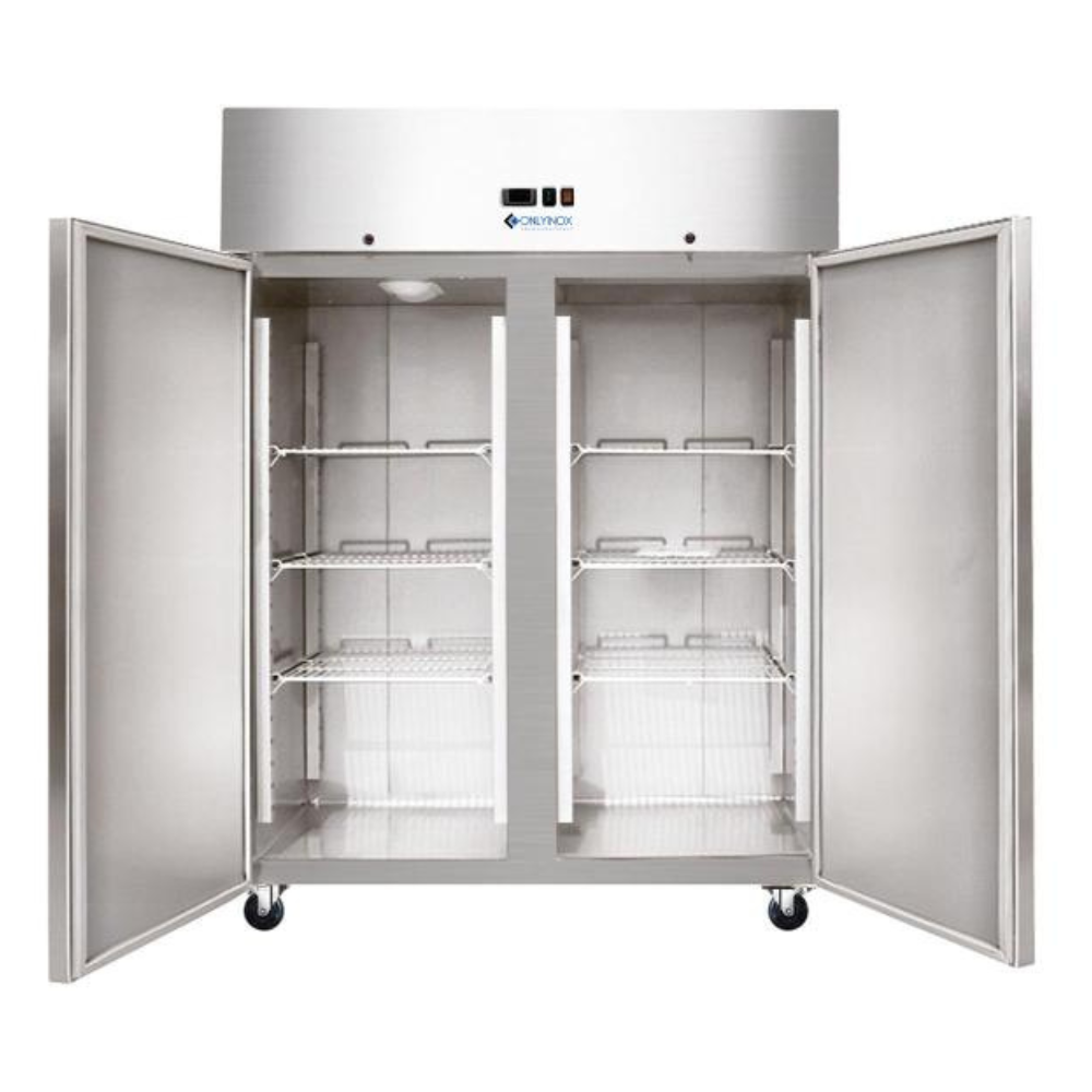 Edelstahl Kühlschrank 2-türig