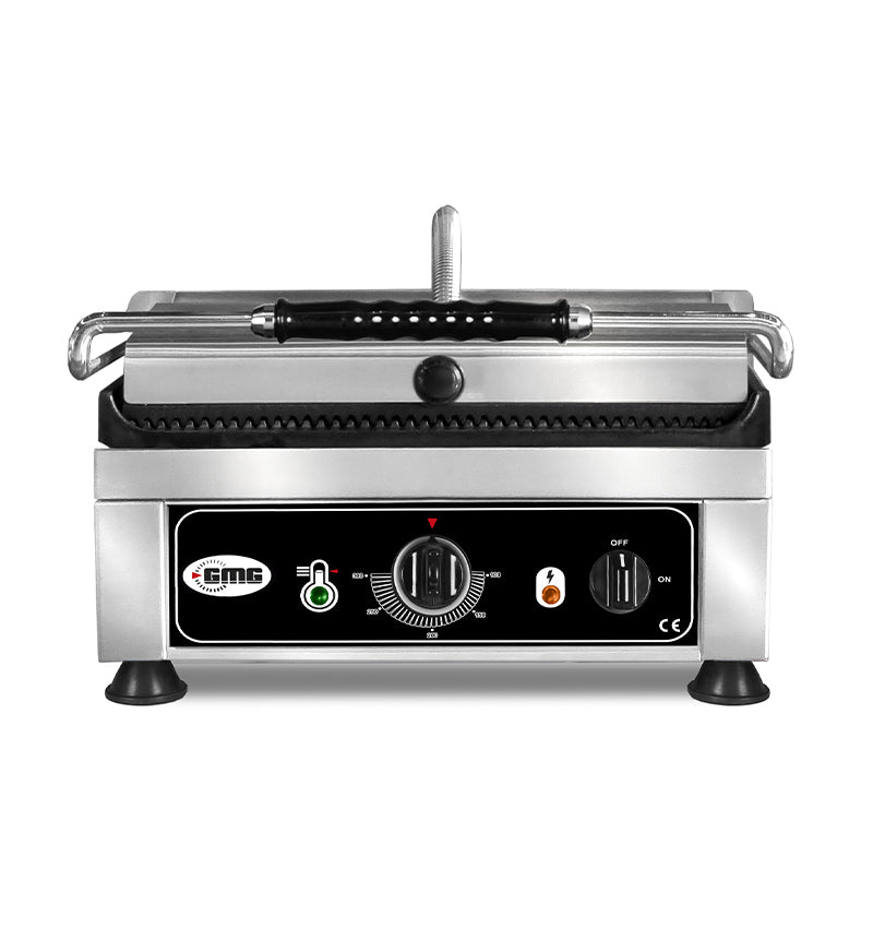 Kontaktgrill / Toaster mit gerillter Oberfläche 35 x 27 cm
